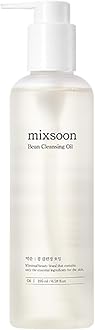 mixsoon Bean Cleansing 195ml, Lightweight Oil Cleanser, Make up Remover for daily skin care routine, Korean Glass Skin Care
