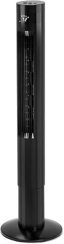 Antarctic Star Ventilador de torre portátil eléctrico oscilante, ventilador silencioso de refrigeración con control remoto sin aspas. Ventiladores