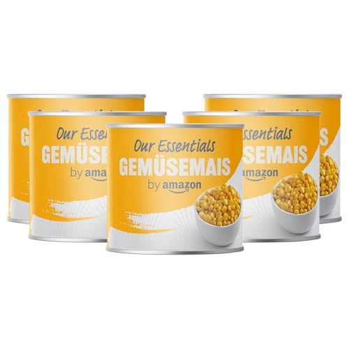 by Amazon Gemüsemais, 340g (Packung mit 5)