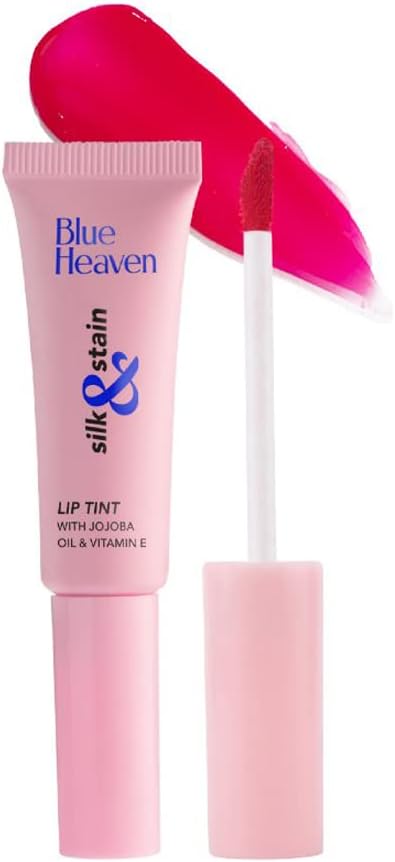 Blue Heaven,Silk & Stain Lip Tint, With Jojoba Oil & Vitamin E, Long Lasting, Non Sticky, Transfer Proof Formula,8ml,Showgirl Pink