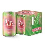 Kin Euphorics Kin Bloom Non-Alcoholic Functional Beverage | All day rosé | Elevate Your Mind & Spirit | Prebiotic | L-Theanine, Schisandra, Damiana | Ready to Drink | 8 Fl Oz (12pk)