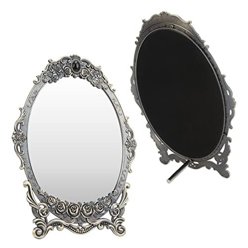 Miroir de maquillage de vanité de comptoir pour chambre à coucher chic - 8