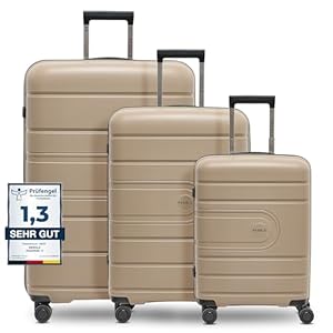 Redolz 3-SET Hartschalen Koffer-Set 3-teilig