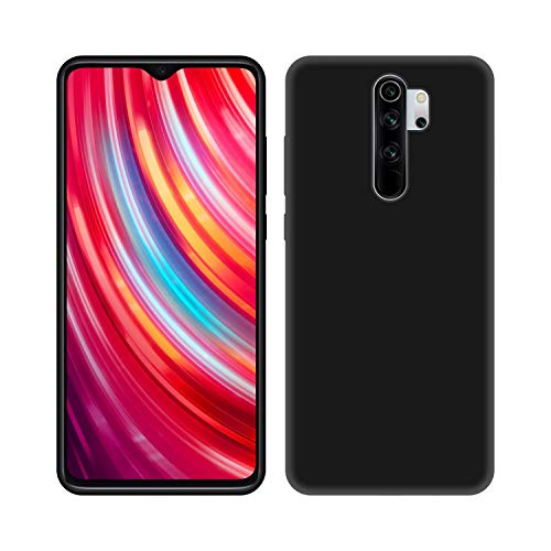 Image of Case Creation for Redmi Note 9 Pro Max 2021 Back case, Xiaomi Redmi Note 9 Pro Max Slim Flexible Smart Look case with 360 Camera All Angle Protection (Pure Black)