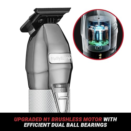 BaBylissPRO Men Silverfx+ All Metal Lithium Battery Powered Trimmer