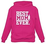 Best Mom Ever Hoodie Gift for Mom, Grandma, in-Law or Wife Women's Hoodie Large Pink