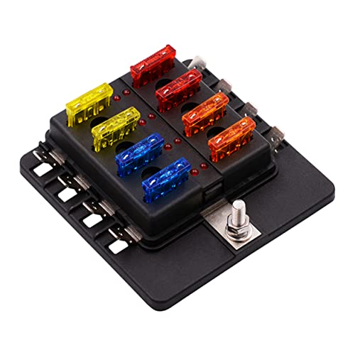 ULTECHNOVO 3 Unidades 1 8 Terminal De Fiação De Parafuso Fusíveis De Carro Fusíveis Automáticos Bloc