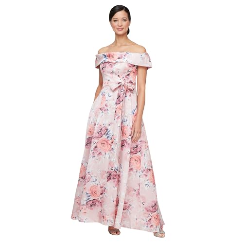 Image of Alex Evenings Women's Formal Long Ballgown Mother of The Bride Dress with Pockets