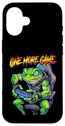 One More Game Funny Frog �Q�[�}�[�M�t�g �Q�[�����D�� T�V���c �X�}�z�P�[�X iPhone 16 �p
