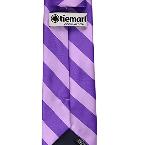 Image of tiemart Men's Striped Tie Standard Length