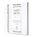 MEEDEN Papierblock für gemischte Medien: 22,9 x 30,5 cm, 50,8 kg/165 g/m², Spiralbindung, gemischte Medien, Skizzenbuch mit DIY-Einband, 60 Blatt Kunst-Zeichenblock für nasse und trockene Medien