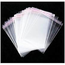 200ct Clear Plastic Bags 4 x 6 Resealable Self Sealing OPP Cello Bags for Bakery Cookies Goodies Favor Decorative Wrappers 4" x 6" 200 p