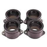 4 Stück in Verpackung Royal Sun Vergaser-Ansaugstutzen, kompatibel mit Kawasaki ZR1100 Zephyr ZR1100 ZR1100 A 1992–2006, Teilenummer 16065–1253,92055–1295, 4 Stück