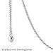 Pandora Jewelry Curb Chain Sterling Silver Necklace, 23.6