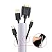 Produktbild BELLESTYLE kabelschlauch Kabelmanagement 3 Meter Flexible Neoprenschnur Kabel Tidy Organizer Klettverschluss Für TV PC Desk Computer Home Entertainment