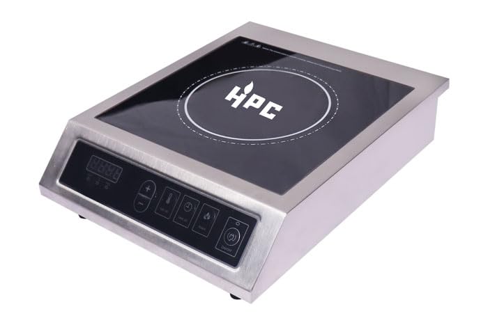 HPC Commercial Induction Cooker 3500W Stainless Steel Flat (3.5 kw flat) | Pure Copper Coil, Sensor Touch Control, 8 Cooking Functions, 10 Power Levels, 4 Digit Display-image-39