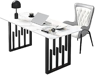 XSN Rock Board Computer Desks, Writing Desks, Desks, Modern Desks, Simple Desks, Eco-friendly Dining Tables, White and Black Large-size Storage Tables
