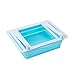 Anjing 1 szt. chowany organizer szuflady z możliwością układania w stos lodówka pudełko plastikowe półka do przechowywania owoców niebieski