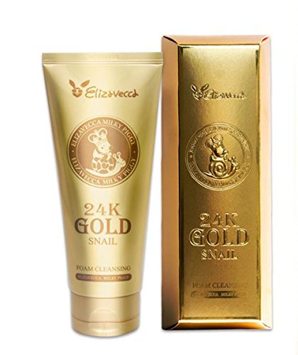 Elizavecca 24K FOAM Gold Snail Foam Cleansing 180Ml/6.09 Fl.Oz. cover