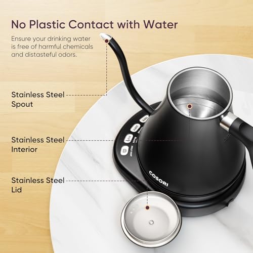 Gooseneck Electric Kettle Variable Temp