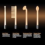 NuDerma Handheld Skin Therapy Wand Machine w/Neon – Anti-Aging - Skin Tightening - Wrinkle Reducing - Dark Circles – Clarifying - Hair & Scalp Stimulator - Image 2