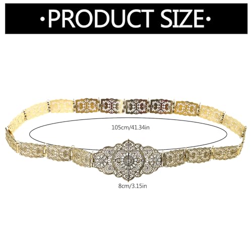 Elegant Belt For Wedding Russian Caucasus Costume Belt For Festival Themed Party Carving Crystal Waist Corset3