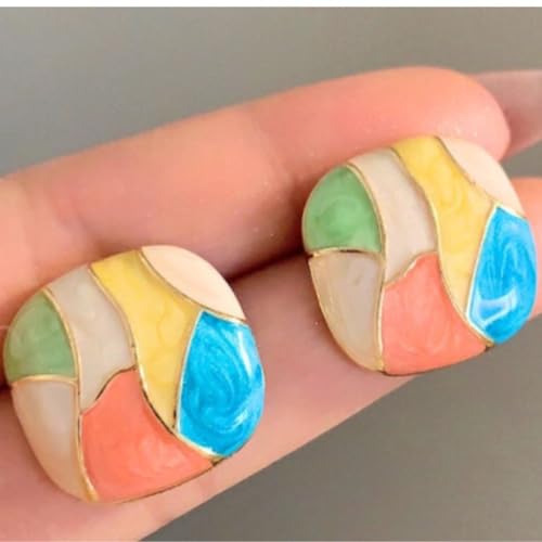 Image of Bottega-Inspired Chunky Korean Stylish Earrings | Big Party Statement Studs | Celebrity Fashion Jewellery | Gifts For Women and Girls
