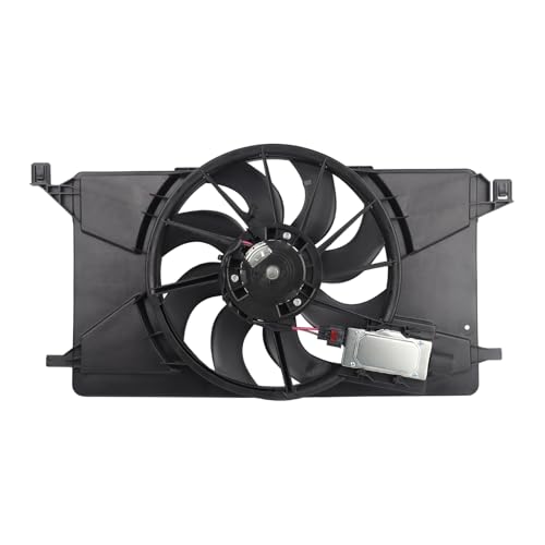 MISIOEK Engine Radiator Cooling Fan w/Brushless Motor Fit for 2012-2018 Ford Focus,Replace BV6Z8C607K 621606