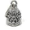 Bravo Bells - Motorcycle Lady Rider Biker Bell Accessory or Key Chain for Luck - Made in the USA
