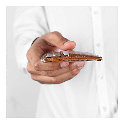 DailyObjects Slim Skinny Fit Card Wallet for Men and Women | Genuine Leather | Credit/Debit Card Holder | 3 Slots for Cash, Card & IDs | Stylish Pocket Purse | Money Organiser 2 41Fr6WS9rRL
