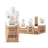 Koia Kids Plant Based Protein Shake, Chocolate, Ready to Drink, 9g Protein, 4g Low Sugar, 4g Fiber, 21 Vitamins & Minerals, Dairy-Free, Allergen-Free, Organic, Non-GMO, 8 Fl Oz (Pack of 12)