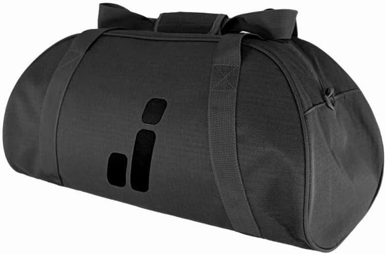 Joluvi Gym Sports Bag, Unisex Adults, Black (Black), One Size