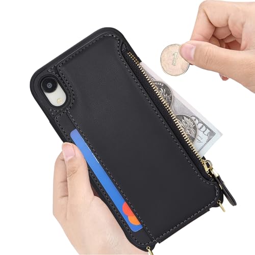 Étui portefeuille pour iPhone Xr idéal pour garder les mains libres en sortie - 5