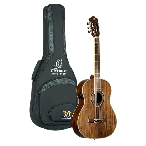 30th Anniversary AAA Flamed Acacia Slim Neck Acoustic-Electric Nylon Classical Guitar w/Bag