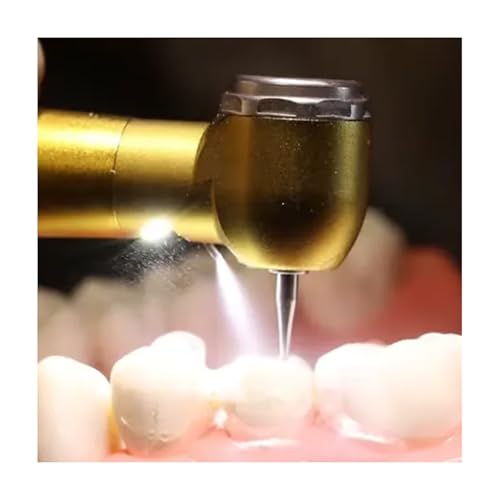 Image of Waldent Aura Gold LED Special Edition Airotor (W-154) Dental Handpiece | High-Speed, Advanced LED Illumination, Push Button Chuck, Durable Stainless Steel, Ergonomic Design