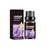 Naturrein Lavendelöl, Lavendel Multifunktionsöl Für Gesicht Haare Und Wimpern Feuchtigkeitsspendend Und Glanzspendend Mit Rizinusöl Natürliche Pflege Vegan (1PCS, 10ML)