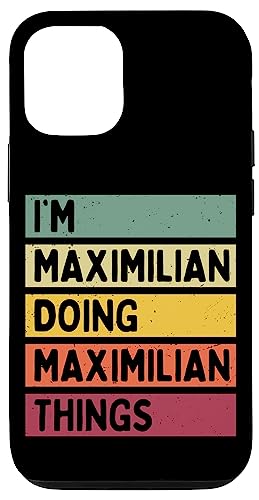 I'm Maximilian Doing Maximilian Things �ʔ��� �p�[�\�i���C�Y �X�}�z�P�[�X iPhone 12/12 Pro �p