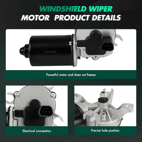 Image of SCITOO Front Windshield Wiper Motor Replacement for 1999-2003 for Mitsubishi for Galant,2001-2007 for Toyota for Sequoia Wiper Motor 8511004010 8511004020 851100C010 5 Pins | Direct fit for 2001-2007 For Toyota For Sequoia|Replaces OE 8511004010| MR192794|5 Pins|Fit for Front Wiper Motor