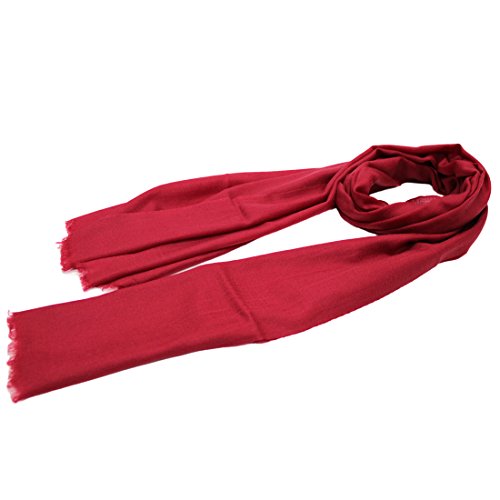 METTE Women's 100% Wool Scarf Laconic Thin Soft 4 Season Shawl Wrap