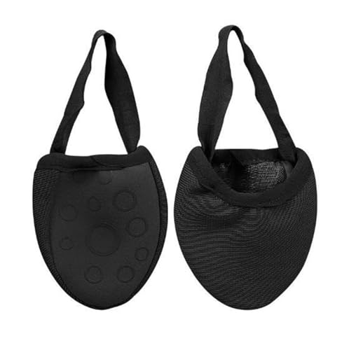 HWJFDC Punteras Gimnasia Ritmica Zapatillas de Microfibra for Gimnasia rítmica en Punta, Color Piel(Black,L 38 41)