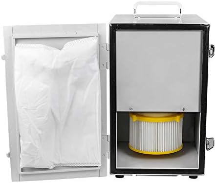 370W Portable De-ntal Lab Single-row Digital D-ust Collector Vacuum 110V JT-26 Rectangular Bench Cleaner Den-tal Equipment