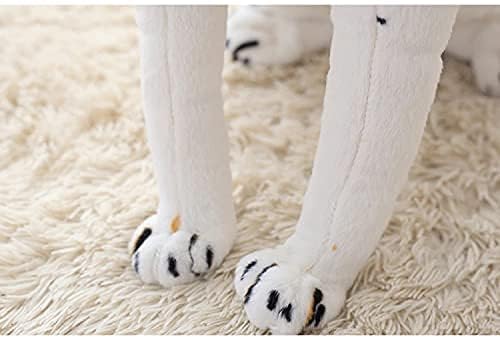 Image of Sitting Jawar Beagle Dog Soft Stuffed Plush Animal Toy for Kids Boys and Girls Birthday Gifts (Color: White and Brown) (30 cm)