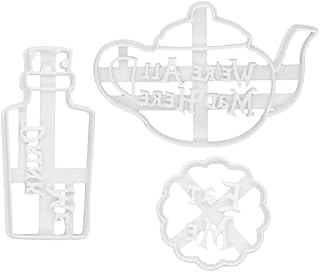 Cookie Mold Set DIY Biscuit Cake Baking Moulds Eat Me Dessert Embossing Stamp 3PCS Biscuit Mold Set Home Decoration