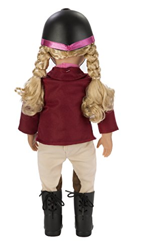 Our Generation Lily Ana RED RIDING OUTFIT and "Adventures at Shelby Stables" 18" Poseable Doll