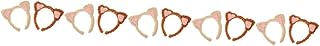 FOMIYES 10 pcs headband girls hair ties hair ties for women's hair spa head band makeup hairband face washing hairband cat ear hairbands head band for skin care tight Miss rabbit fabric