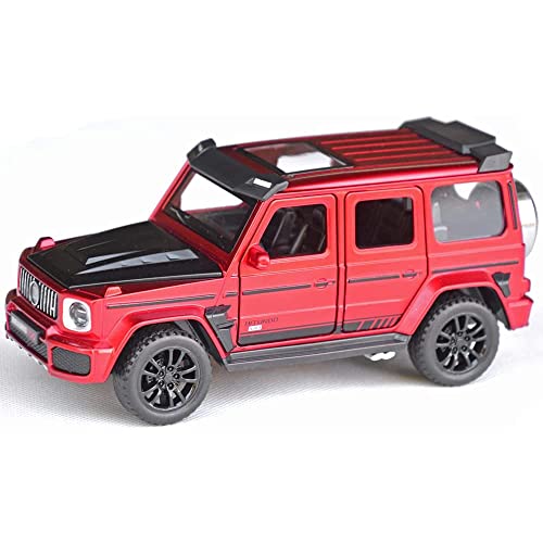 Image of Alloy Car Model Diecasts Metal Toy with Sound /Light /Pull-Back Off-Road Vehicles Car Model Collection Kids Toys Gift Multicolor Pack of 1 (1 /32 Brabus RED)