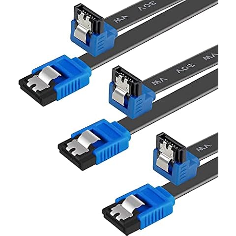 Cable SATA III BENFEI, 3 Unidades con ángulo Recto de 90 Grados Cover