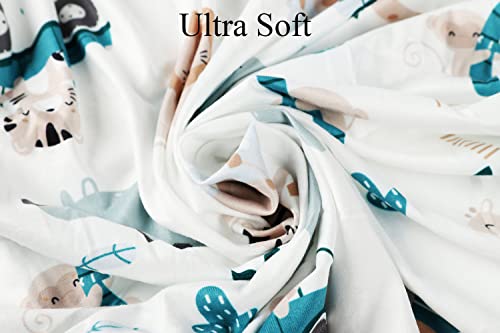 Tontukatu Changing Pad Cover Set 3 Pack Jersey Knit Ultra Soft For Baby Boys Girls Elephant Tiger/Fox/Grey #TOP6