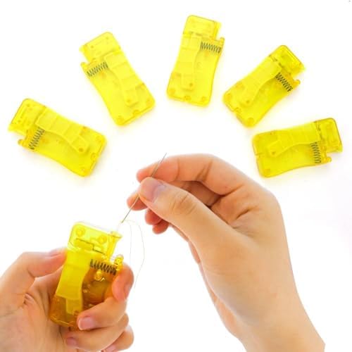 Amazon.com: 5 Pcs Auto Needle Threader for Hand Sewing Threading Tool ...