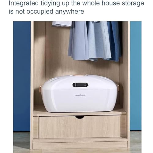 MBCEYLSTUB Vollautomatische Bügelmaschine Für Kleidung, Tragbare Intelligente Dampftrocknungsmaschine/Elektrischer Trockner/Bügel-, Falt- Und Faltenentfernungsmaschine Für Kleidung Mit Fernbedienung